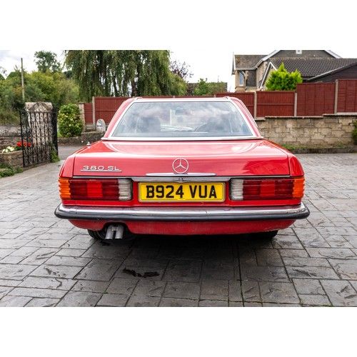 47 - 1985 Mercedes 380SL                             Registration Number: B924 VUAChassis Number: 1070452... 