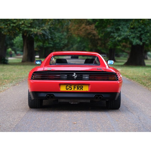 38 - 1989 Ferrari 348 TB - Pre-Production Press CarRegistration Number: G5 FRRChassis Number: ZFFKA35B000... 