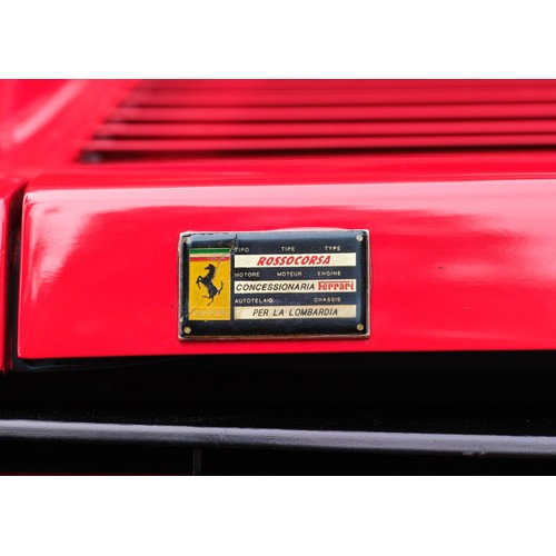 38 - 1989 Ferrari 348 TB - Pre-Production Press CarRegistration Number: G5 FRRChassis Number: ZFFKA35B000... 