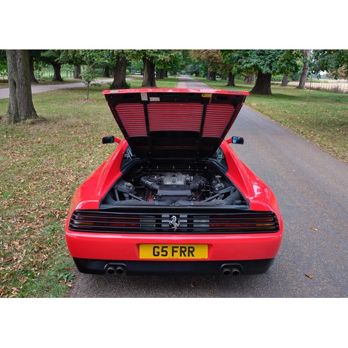 38 - 1989 Ferrari 348 TB - Pre-Production Press CarRegistration Number: G5 FRRChassis Number: ZFFKA35B000... 