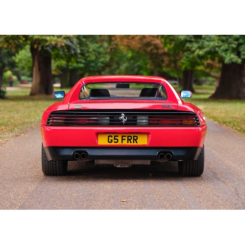 38 - 1989 Ferrari 348 TB - Pre-Production Press CarRegistration Number: G5 FRRChassis Number: ZFFKA35B000... 