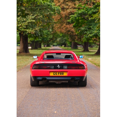 38 - 1989 Ferrari 348 TB - Pre-Production Press CarRegistration Number: G5 FRRChassis Number: ZFFKA35B000... 