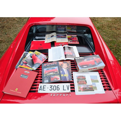 38 - 1989 Ferrari 348 TB - Pre-Production Press CarRegistration Number: G5 FRRChassis Number: ZFFKA35B000... 