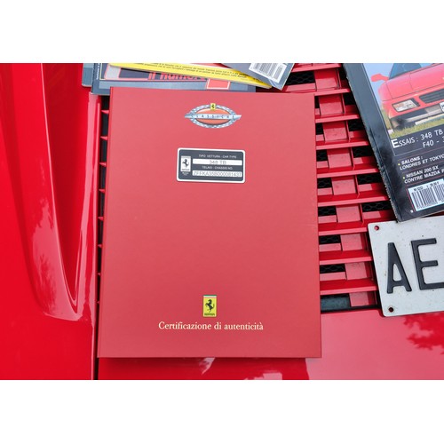 38 - 1989 Ferrari 348 TB - Pre-Production Press CarRegistration Number: G5 FRRChassis Number: ZFFKA35B000... 