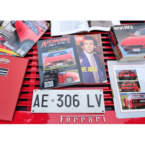 38 - 1989 Ferrari 348 TB - Pre-Production Press CarRegistration Number: G5 FRRChassis Number: ZFFKA35B000... 