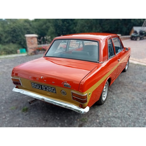 6 - 1969 Ford Cortina Mark II Alan Mann Replica.Registration Number: BGU 838GChassis Number: CS74JB97977... 