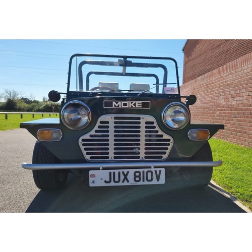 54 - 1980 Mini Moke      Registration Number: JUX 810VChassis Number: B19Y10012Recorded Mileage: c.2,800 ... 