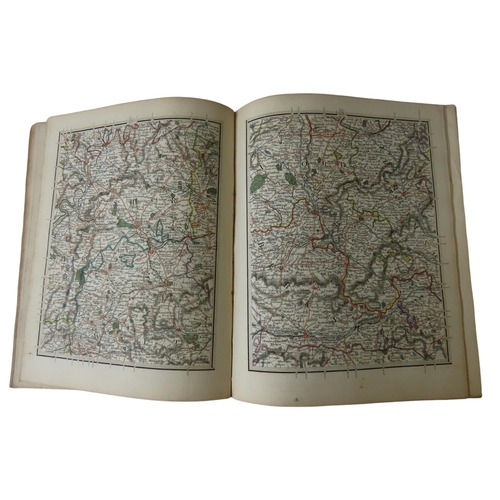 710 - CAREY, JOHN, CAREY’S NEW MAP OF ENGLAND AND WALES WITH PART OF SCOTLAND, Second edition 1816, with h... 