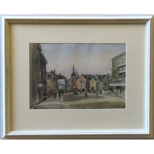 446 - LLEWELLYN PETLY JONES (1908-1986) 'RICHMOND' WATER COLOUR/PAPER, signed and dated '75 in lower right... 