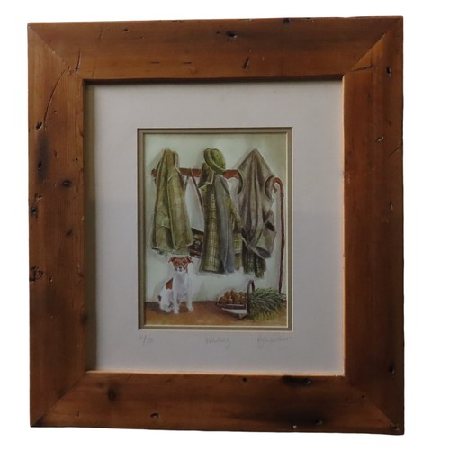 447 - REBECCA LARDNER 'WAITING'Limited colour print.Signed and numbered 23/750Framed and glazed.19cm x 25c... 