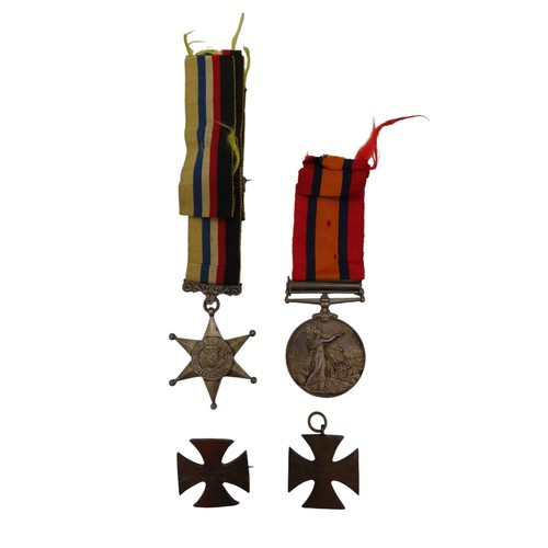 441 - A GROUP OF THREE MEDALS AWARDED TO PTE. D.C STEWART, KIMBERLEY TOWN GUARD, Queen's South Africa 1899... 