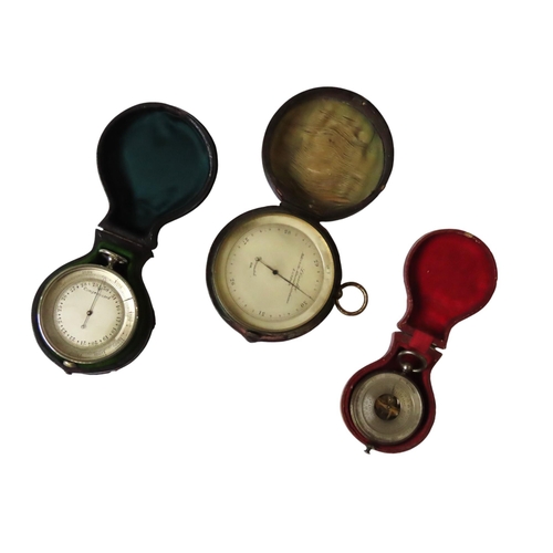 266 - A BRASS ANEROID BAROMETER Signed L. Casella, Maker to the Admiralty & Ordnance, London, no 4191,... 