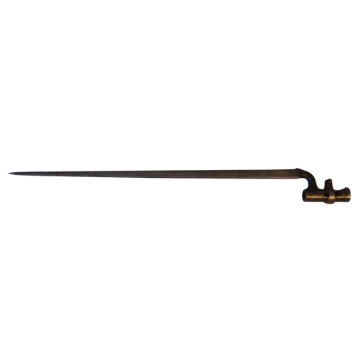 235 - AN 1876 PATTERN MARTINI HENRY SOCKET BAYONET.