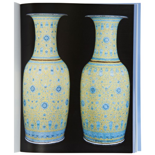 204 - A PAIR OF MASSIVE CHINESE IMPERIAL PORCELAIN YELLOW-GROUND VASES GUANGXU SIX CHARACTER MARK IN IRON ... 