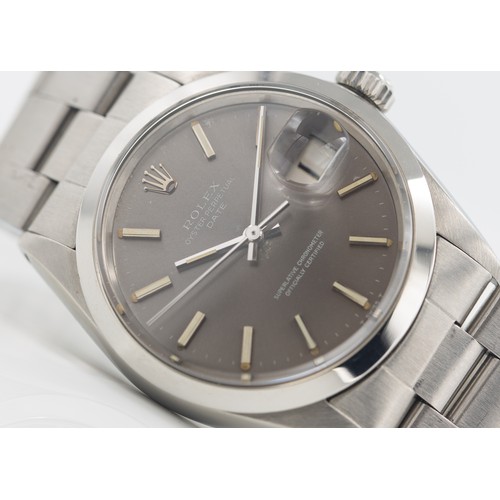 203 - 1970 ROLEX PERPETUAL DATE 1500 WATCHRolex Oyster Perpetual Date with a unique dial, in this case wit... 