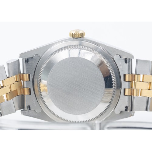 206 - 1996 ROLEX DATEJUST WATCH Rolex Datejust in 18ct gold/stainless steel, reference 16233. Featuring a ... 