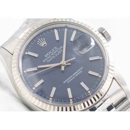 207 - 1984 OYSTER DATEJUST WATCH A 1984 Rolex Oyster Perpetual reference 16014 DateJust automatic wristwat... 