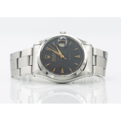 215 - 1953 ROLEX OYSTER PRECISION WATCHRolex Oyster Precision steel-cased gentleman’s wristwatch with sign... 