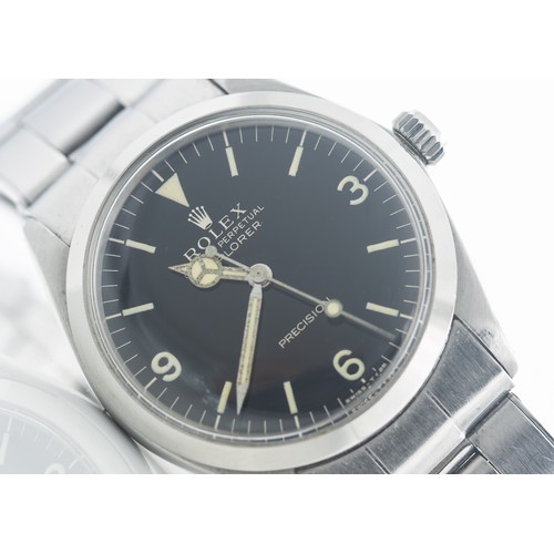 220 - 1965 ROLEX EXPLORER WATCH1965 Rolex Oyster Perpetual Explorer gentleman’s wristwatch, reference 5500... 