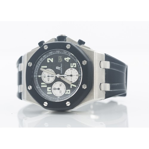 221 - 2009 AUDEMAR PIGUET ROYAL OAK WATCHA 42mm Audemars Piguet featuring the Royal Oak Offshore stainless... 