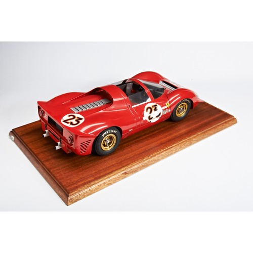 37 - 1:10 FERRARI P4 MODEL BY MICHELE CONTINumber #02Highly detailled handmade 1:10 scale model of the 19... 