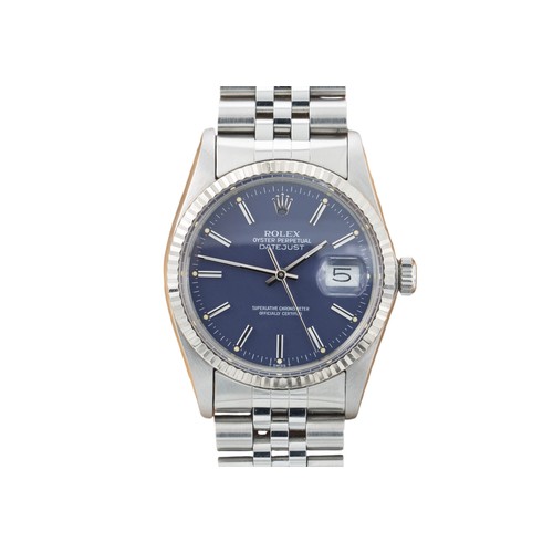 207 - 1984 OYSTER DATEJUST WATCH A 1984 Rolex Oyster Perpetual reference 16014 DateJust automatic wristwat... 