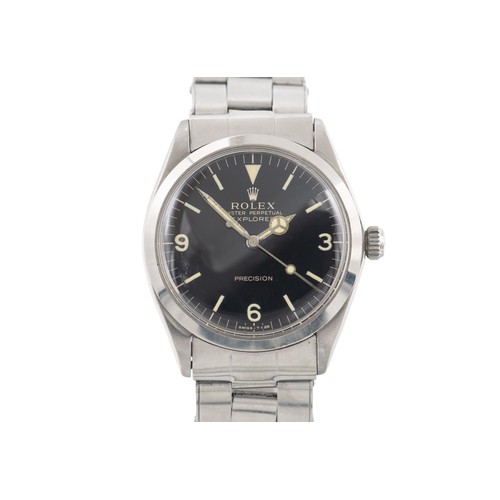 220 - 1965 ROLEX EXPLORER WATCH1965 Rolex Oyster Perpetual Explorer gentleman’s wristwatch, reference 5500... 