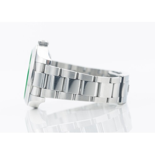 222 - 2018 ROLEX OYSTER MILGAUSS 116400 WATCHThe name Milgauss was created by Rolex; Mil coming from Mille... 