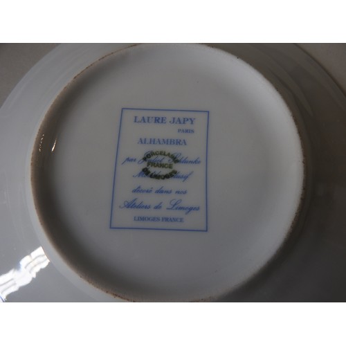 174 - A GROUP OF LIMOGES LAURE JAPY 'ALHAMBRA' DINNER WARES, the lot comprised of:2 circular serving platt... 