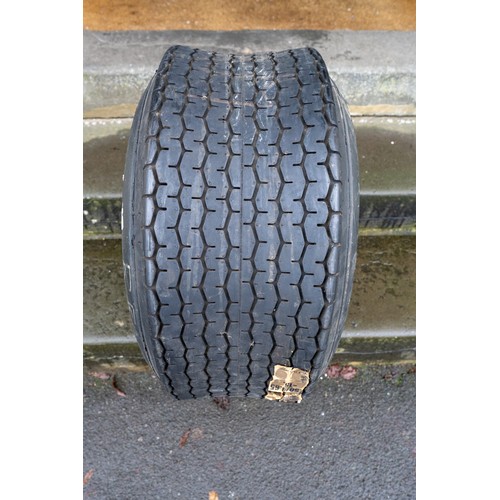 41 - GOOD-YEAR RACING TYRE, SIGNED BY JIM CLARK, GRAHAM HILL AND JACK BRABHAMThree World Motor Racing Cha... 