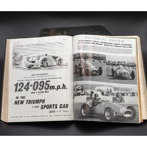 24 - BOUND SERIES OF MOTORSPORT MAGAZINESFrom the 1940s through to early 1980s.