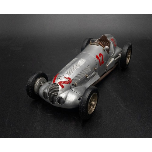 79 - FOUR 1:24 SCALE MODELS BY WESTERN MODELSMercedes W125 Grand Prix CarAlfa-Romeo 158 Grand Prix CarFer... 