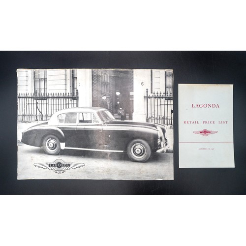 75 - THREE PERIOD ASTON-MARTIN BROCHURESAston Martin DB4 GTDB4 GT sales brochure, card covers, 4to.Aston-... 