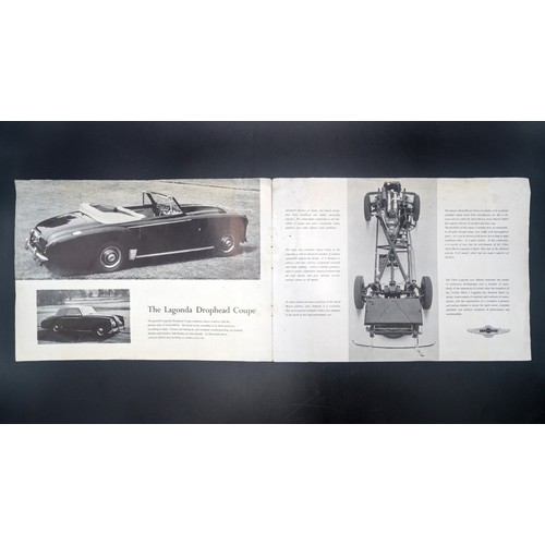 75 - THREE PERIOD ASTON-MARTIN BROCHURESAston Martin DB4 GTDB4 GT sales brochure, card covers, 4to.Aston-... 