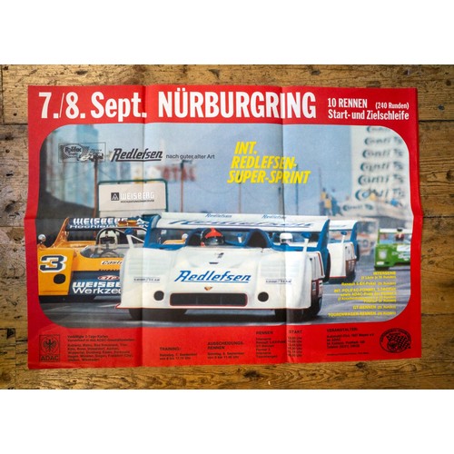 81 - FIVE 1970S GERMAN NURBURGRING RACING POSTERS