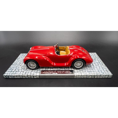 98 - 1939 ALFA-ROMEO 6C 2300 SS CORSA SPIDERA high-quality Limited Edition Minichamps model of the 1939 T... 