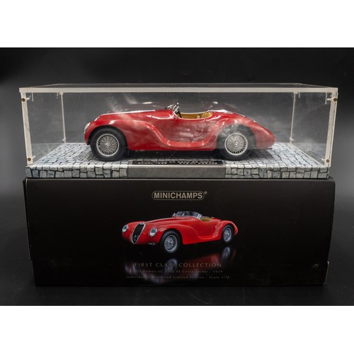 98 - 1939 ALFA-ROMEO 6C 2300 SS CORSA SPIDERA high-quality Limited Edition Minichamps model of the 1939 T... 