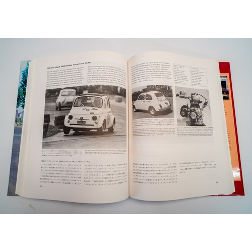 18 - THREE BOOKS ON ABARTHA.O.I. 005-90 Collaboration with Abarth then and now, by Cosentino booksAbarth ... 