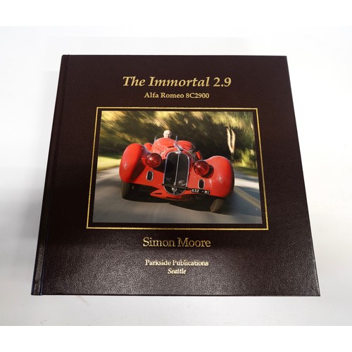 143 - THE IMMORTAL 2.9 BY SIMON MOOREThe exotic Alfa Romeo 2.9 of which fewer than 40 chassis's were built... 