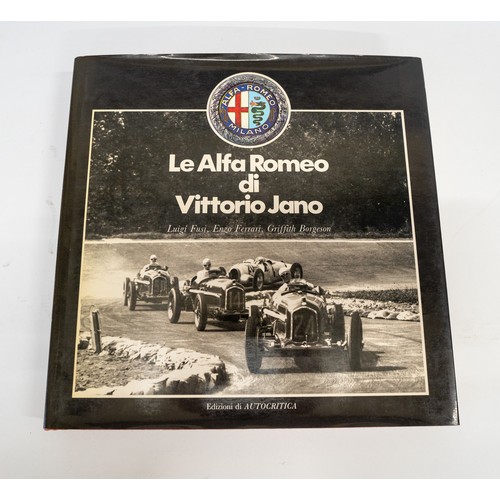 15 - FIVE VOLUMES ON PRE-WAR RACING ALFA-ROMEOSAlfa-Romeo Tipo 1 Monoposto BY Luigi Fusi (signed by the a... 