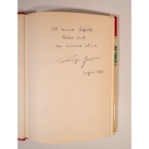 15 - FIVE VOLUMES ON PRE-WAR RACING ALFA-ROMEOSAlfa-Romeo Tipo 1 Monoposto BY Luigi Fusi (signed by the a... 