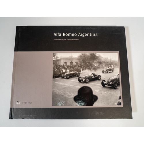 15 - FIVE VOLUMES ON PRE-WAR RACING ALFA-ROMEOSAlfa-Romeo Tipo 1 Monoposto BY Luigi Fusi (signed by the a... 