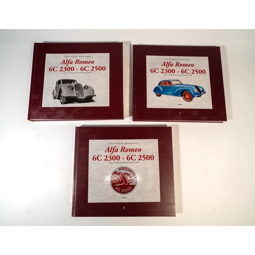 13 - THREE ALFA-ROMEO BOOKS BY CHERRETT, MORLACCHIAlfa-Romeo 6C2300 - 6C2500 by Morlacchi, SalvettiAlfa-R... 