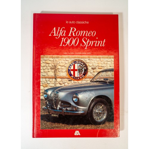 8 - A COLLECTION OF REFERENCE BOOKS ON THE ALFA-ROMEO 1900 AND GIULIETTA SERIESMillenove Alfa-Romeo 1900... 