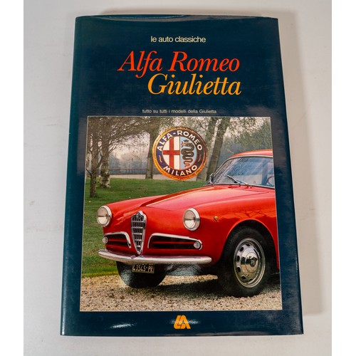 8 - A COLLECTION OF REFERENCE BOOKS ON THE ALFA-ROMEO 1900 AND GIULIETTA SERIESMillenove Alfa-Romeo 1900... 