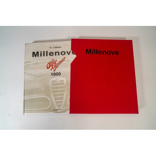 8 - A COLLECTION OF REFERENCE BOOKS ON THE ALFA-ROMEO 1900 AND GIULIETTA SERIESMillenove Alfa-Romeo 1900... 