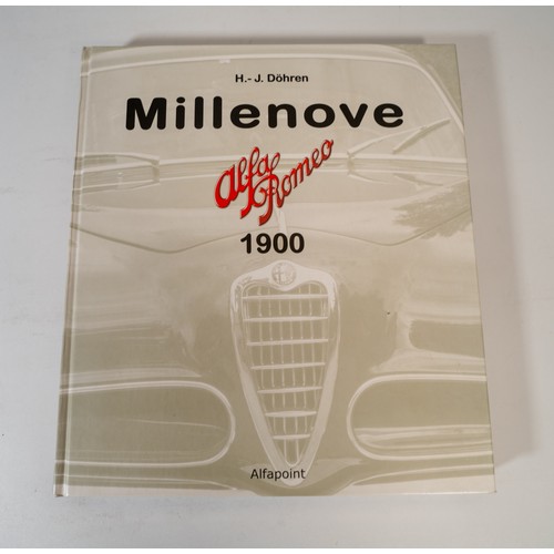 8 - A COLLECTION OF REFERENCE BOOKS ON THE ALFA-ROMEO 1900 AND GIULIETTA SERIESMillenove Alfa-Romeo 1900... 