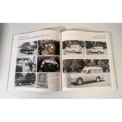 8 - A COLLECTION OF REFERENCE BOOKS ON THE ALFA-ROMEO 1900 AND GIULIETTA SERIESMillenove Alfa-Romeo 1900... 