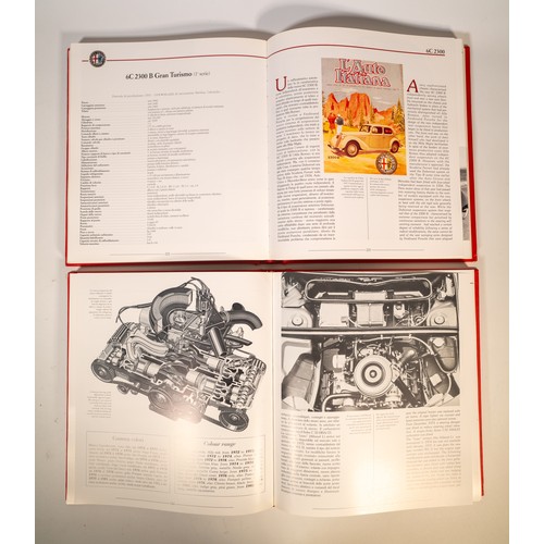 14 - A COLLECTION OF ALFA-ROMEO BOOKSAlfa-Romeo Production Cars, D'Amico, Tabucchi (1996) - two volume se... 