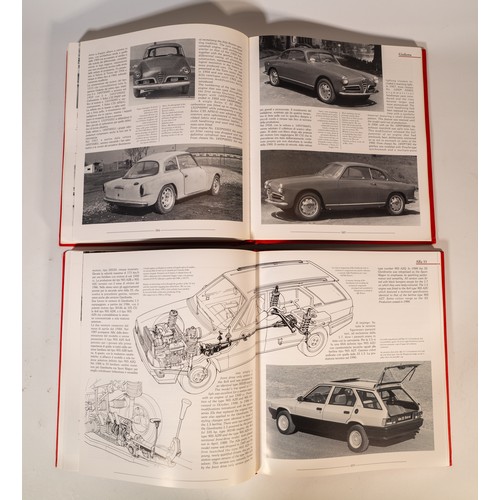 14 - A COLLECTION OF ALFA-ROMEO BOOKSAlfa-Romeo Production Cars, D'Amico, Tabucchi (1996) - two volume se... 